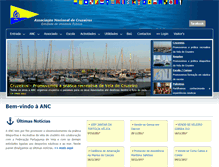 Tablet Screenshot of ancruzeiros.pt
